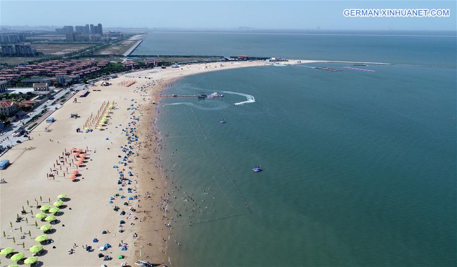 CHINA-TIANJIN-SUMMER-ARTIFICIAL BEACH (CN)