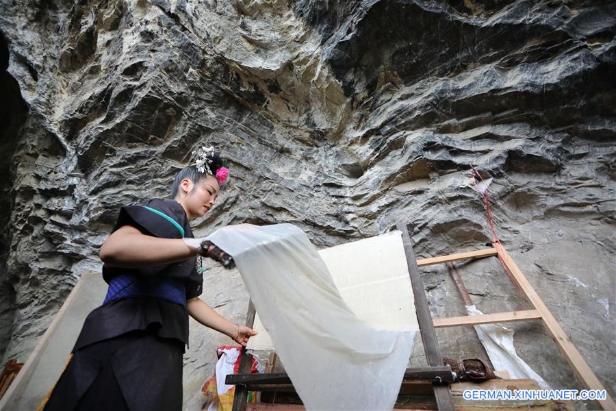 CHINA-GUIZHOU-DANZHAI-TRADITIONAL PAPER MAKING (CN)