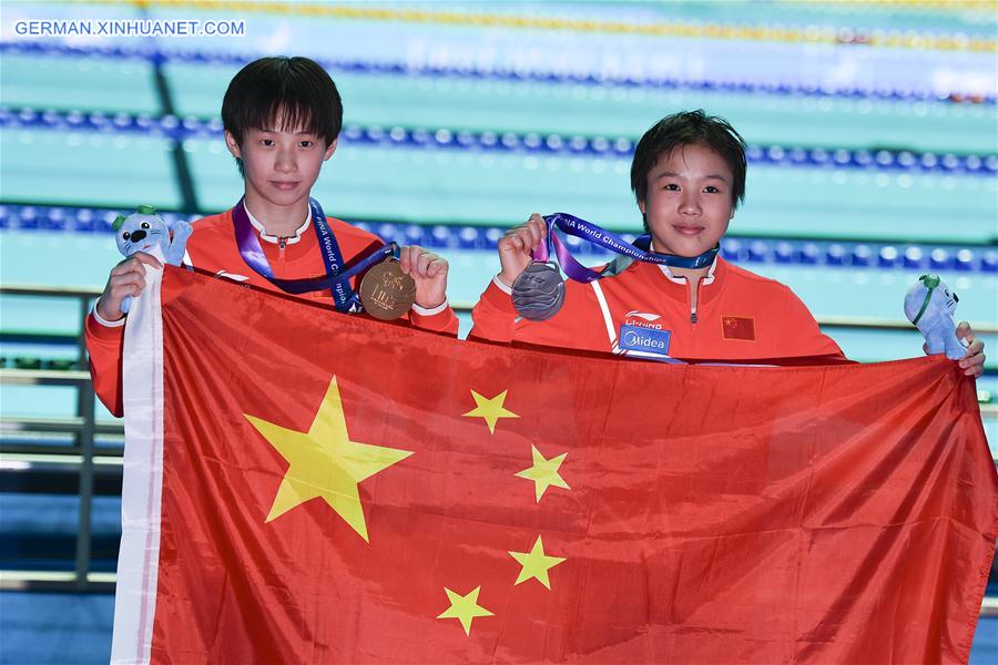 (SP)SOUTH KOREA-GWANGJU-FINA WORLD CHAMPIONSHIPS-WOMEN'S 10M PLATFORM FINAL