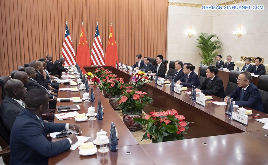 CHINA-BEIJING-WANG YANG-LIBERIA-MEETING (CN)