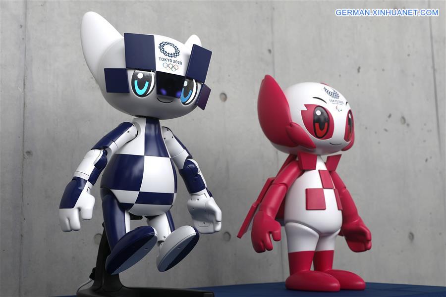 (SP)JAPAN-TOKYO-OLYMPIC-MASCOT ROBOTS