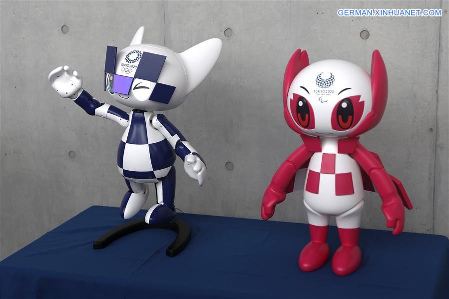 (SP)JAPAN-TOKYO-OLYMPIC-MASCOT ROBOTS