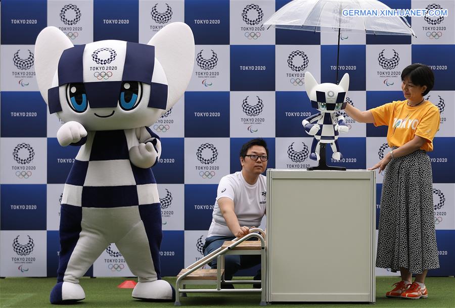 (SP)JAPAN-TOKYO-OLYMPIC-MASCOT ROBOTS