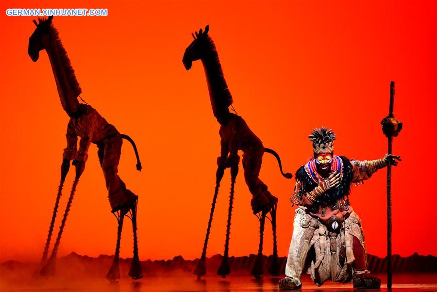 CHINA-TAIPEI-LION KING-MUSICAL (CN)