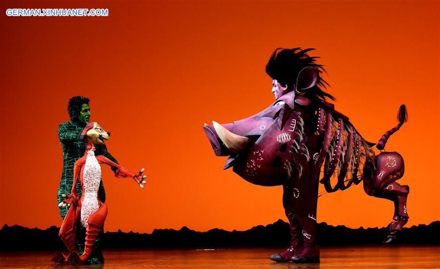CHINA-TAIPEI-LION KING-MUSICAL (CN)