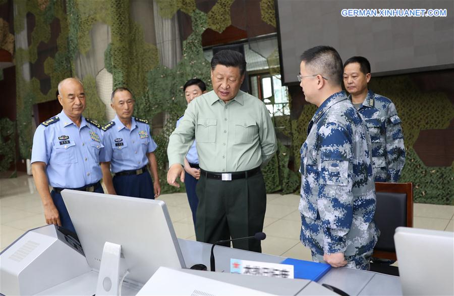 CHINA-GANSU-XI JINPING-AIR FORCE-INSPECTION (CN)