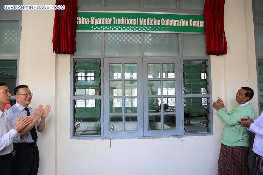MYANMAR-MANDALAY-CHINA-TRADITIONAL MEDICINE COLLABORATION CENTER