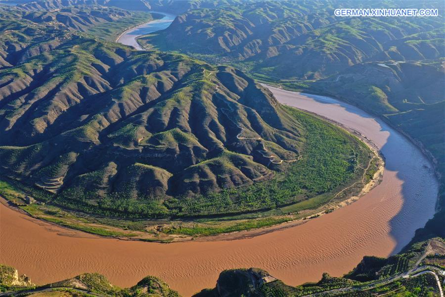 QiankunBucht des Gelben Flusses in Gedi von Shanxi Xinhua german