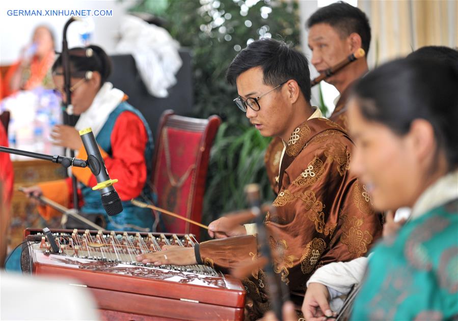 CHINA-TIBET-LHASA-VISUALLY IMPAIRED MUSICIANS-NURSING HOME (CN)