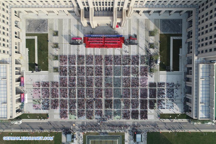 CHINA-SHAANXI-XI'AN-XJTU-GRADUATE STUDENTS-OPENING CEREMONY (CN)