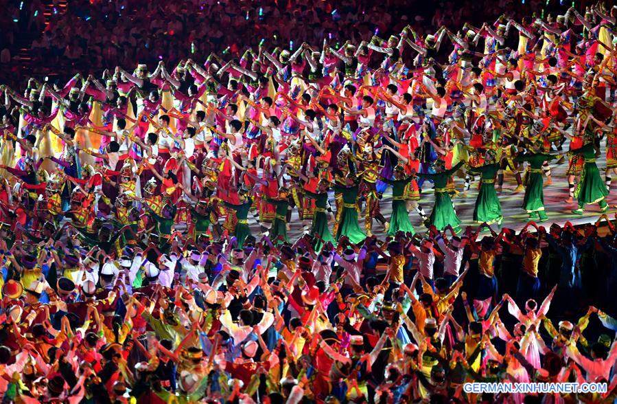 (SP)CHINA-ZHENGZHOU-NATIONAL TRADITIONAL GAMES OF ETHNIC MINORITIES-OPENING CEREMONY (CN)