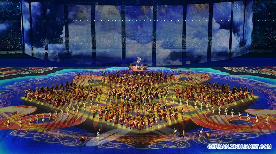 (SP)CHINA-ZHENGZHOU-NATIONAL TRADITIONAL GAMES OF ETHNIC MINORITIES-OPENING CEREMONY (CN)