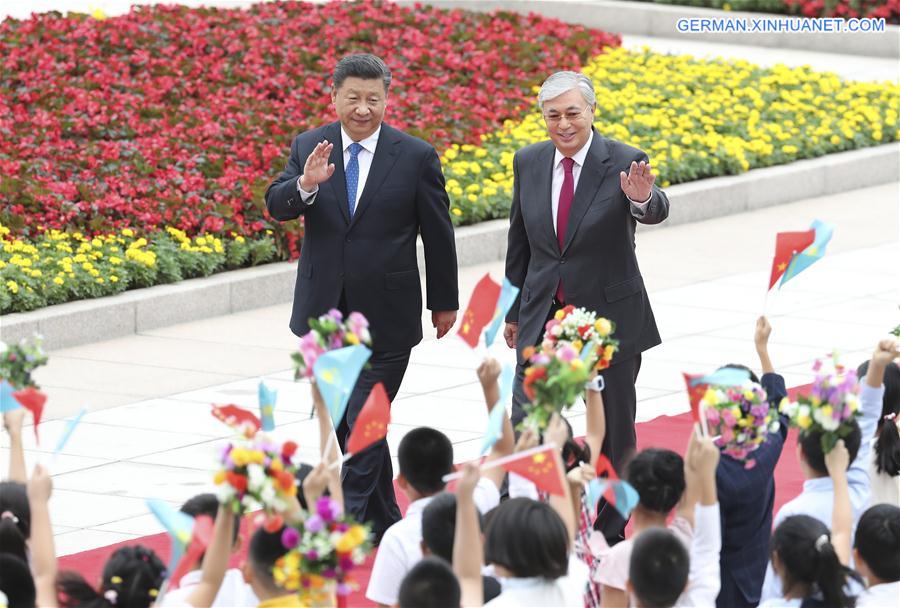 CHINA-BEIJING-XI JINPING-KAZAKH PRESIDENT-TALKS (CN)