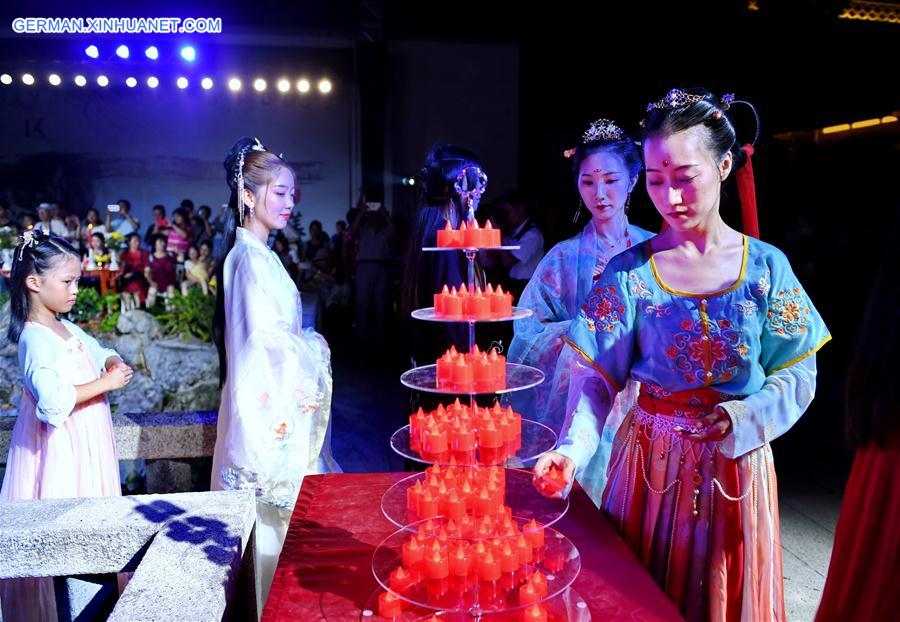 CHINA-FUJIAN-FUZHOU-MID-AUTUMN FESTIVAL-BLESSING CEREMONY (CN)