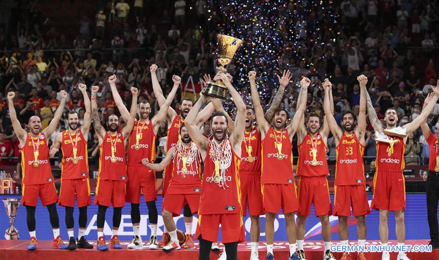 (SP)CHINA-BEIJING-BASKETBALL-FIBA WORLD CUP-ESP VS ARG (CN)
