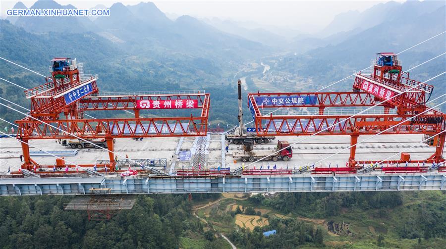 CHINA-GUIZHOU-PINGTANG BRIDGE-CONSTRUCTION-CLOSURE (CN)