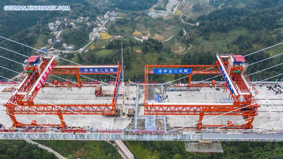 CHINA-GUIZHOU-PINGTANG BRIDGE-CONSTRUCTION-CLOSURE (CN)