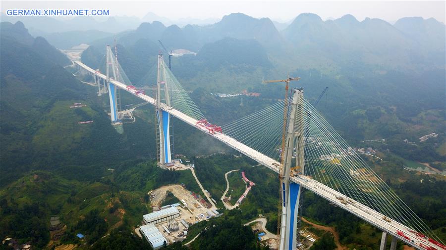CHINA-GUIZHOU-PINGTANG BRIDGE-CONSTRUCTION-CLOSURE (CN)