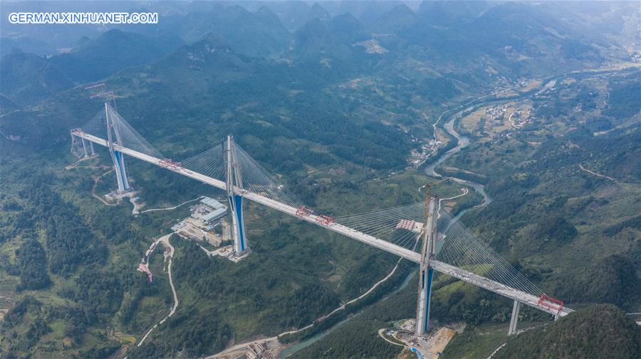 CHINA-GUIZHOU-PINGTANG BRIDGE-CONSTRUCTION-CLOSURE (CN)