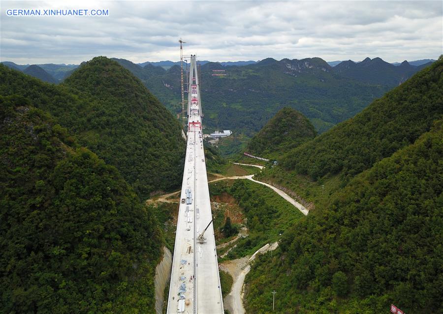 CHINA-GUIZHOU-PINGTANG BRIDGE-CONSTRUCTION-CLOSURE (CN)