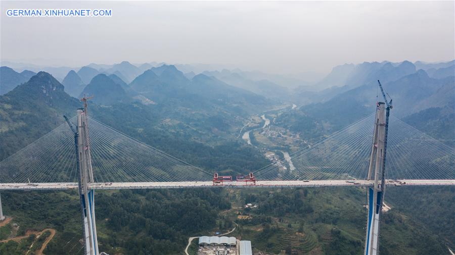 CHINA-GUIZHOU-PINGTANG BRIDGE-CONSTRUCTION-CLOSURE (CN)