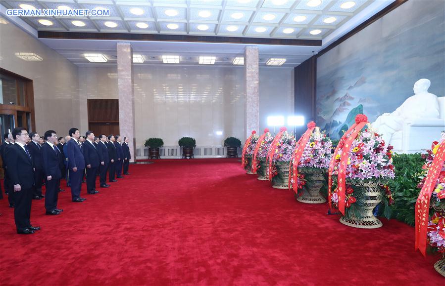 CHINA-BEIJING-XI JINPING-CHAIRMAN MAO MEMORIAL HALL-TRIBUTE (CN)
