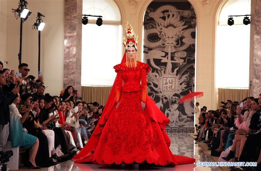 FRANCE-PARIS-FASHION WEEK-HEAVEN GAIA