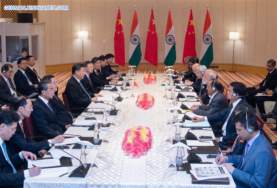 INDIA-CHENNAI-CHINA-XI JINPING-NARENDRA MODI-MEETING