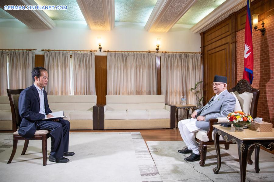 NEPAL-KATHMANDU-NEPALI PM-INTERVIEW