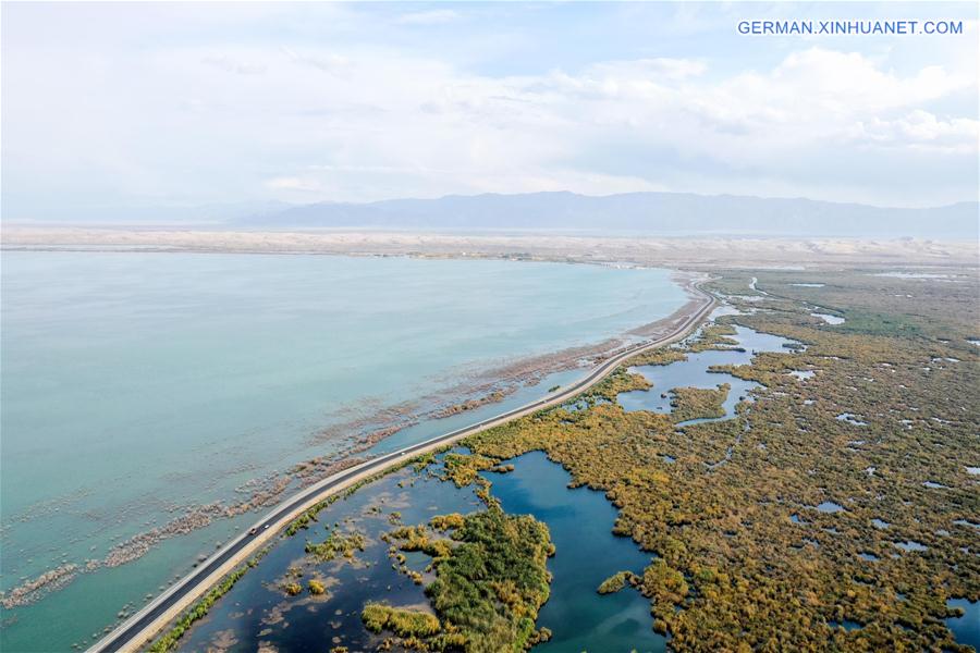 CHINA-XINJIANG-BOSTEN LAKE-SCENERY(CN)