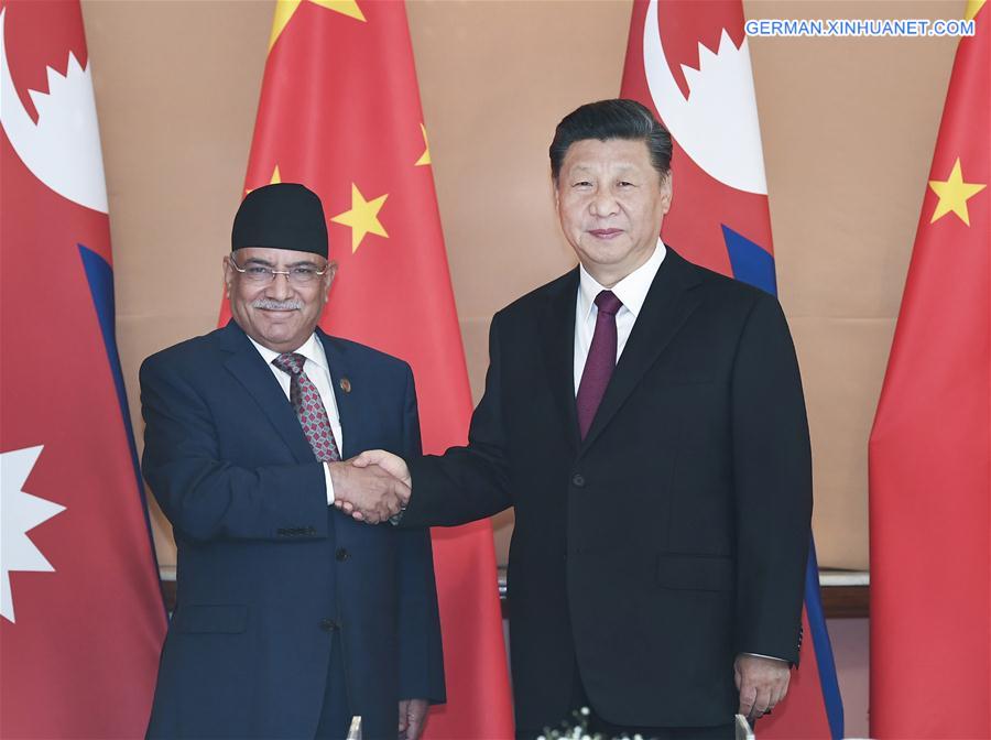 NEPAL-KATHMANDU-CHINA-XI JINPING-NCP-MEETING