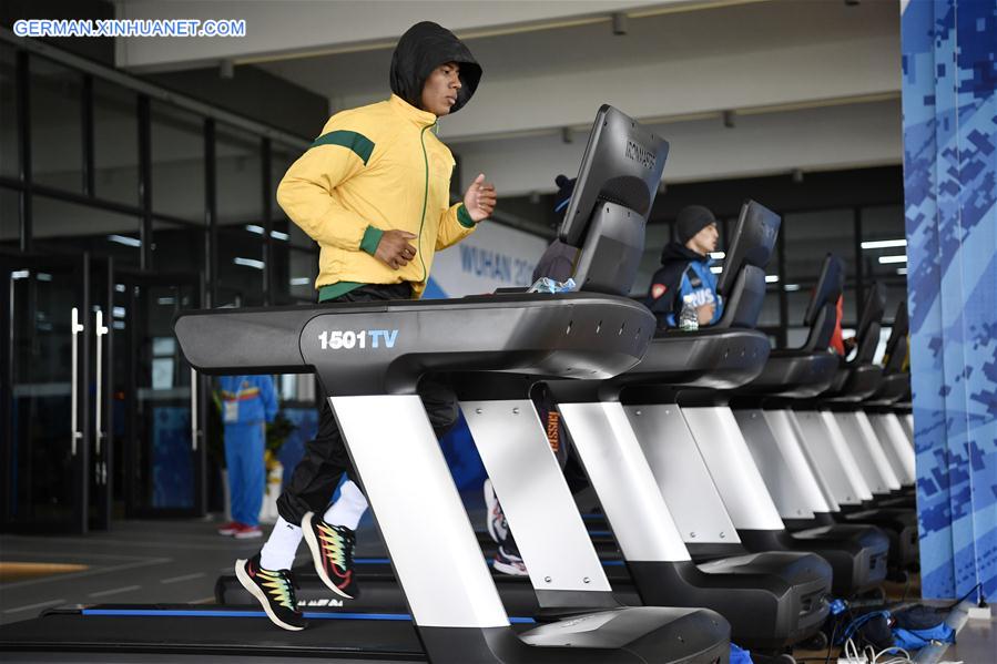 (SP)CHINA-WUHAN-7TH MILITARY WORLD GAMES-ATHLETES' VILLAGE