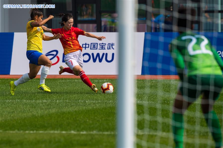 (SP)CHINA-WUHAN-7TH MILITARY WORLD GAMES-FOOTBALL