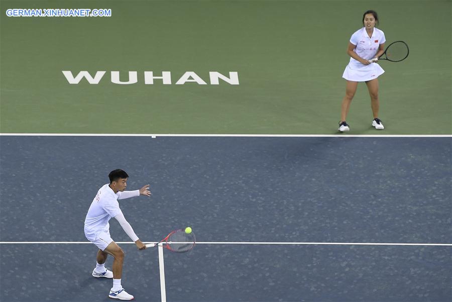 (SP)CHINA-WUHAN-7TH MILITARY WORLD GAMES-TENNIS
