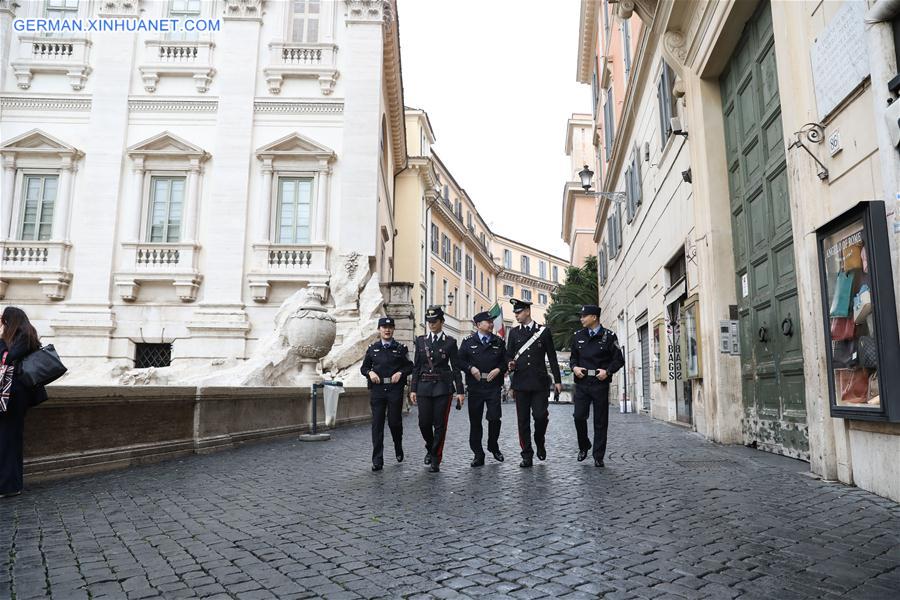 ITALY-ROME-CHINA-POLICE OFFICERS-JOINT PATROL