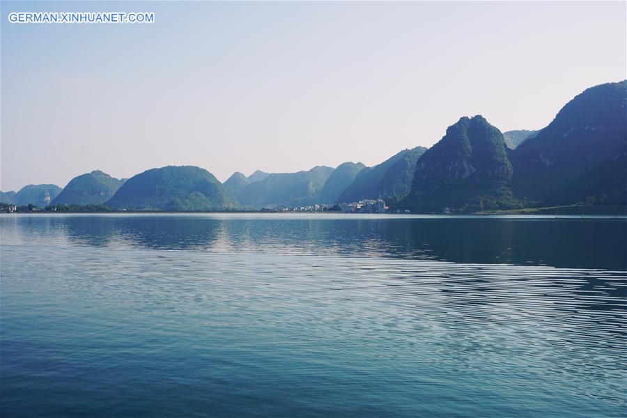 CHINA-GUANGXI-JINGXI-QUYANG LAKE-SCENERY (CN)