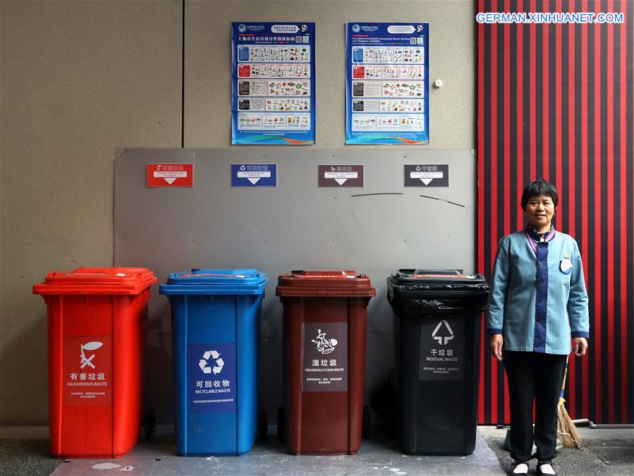 (CIIE)CHINA-SHANGHAI-CIIE-GARBAGE SORTING(CN)