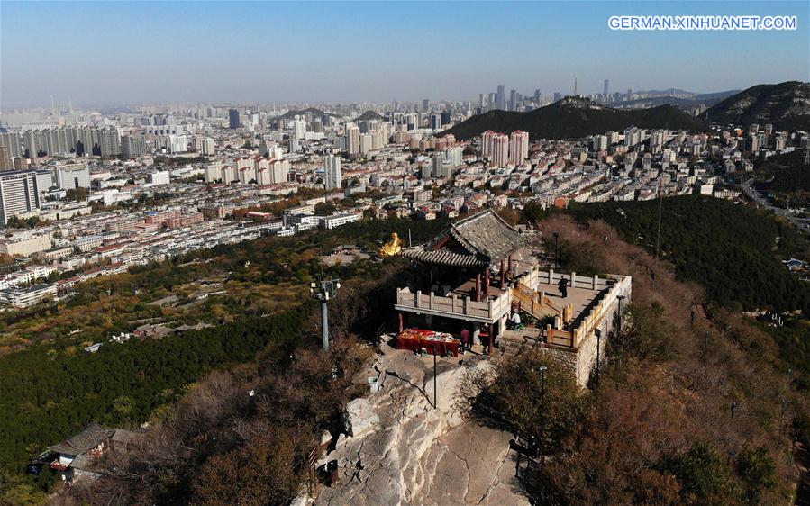 CHINA-SHANDONG-QIANFOSHAN MOUNTAIN-SCENERY (CN)