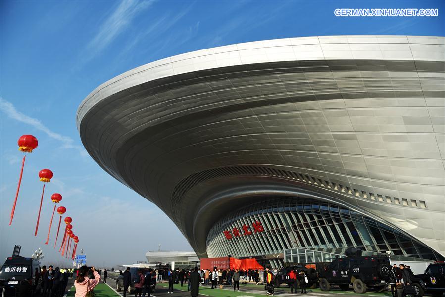 CHINA-SHANDONG-OLD REVOLUTIONARY BASE-HIGH-SPEED RAIL (CN)