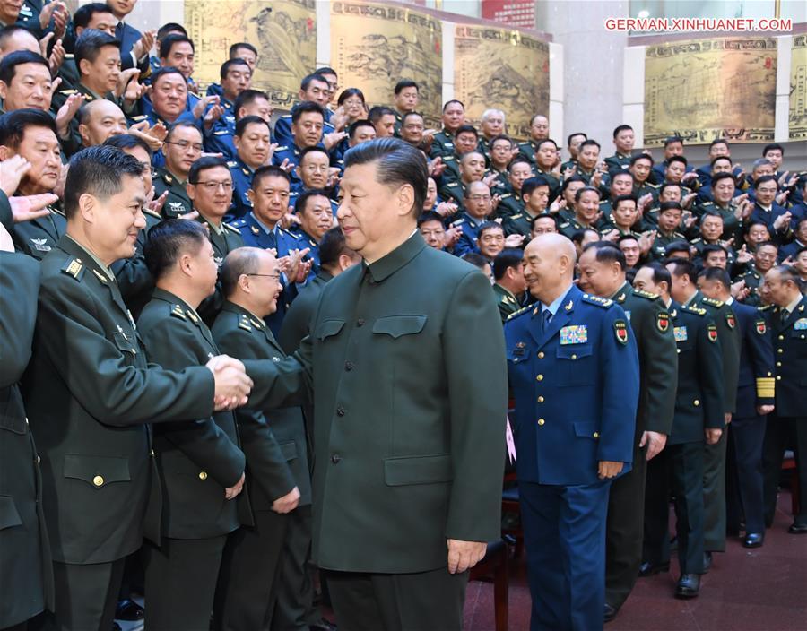 CHINA-BEIJING-XI JINPING-MILITARY ACADEMIES AND SCHOOLS-TRAINING SESSION (CN)