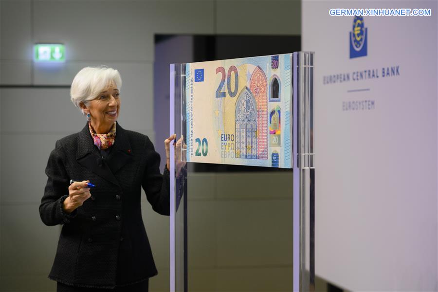 GERMANY-FRANKFURT-ECB-LAGARDE-SIGNATURE-BANKNOTES