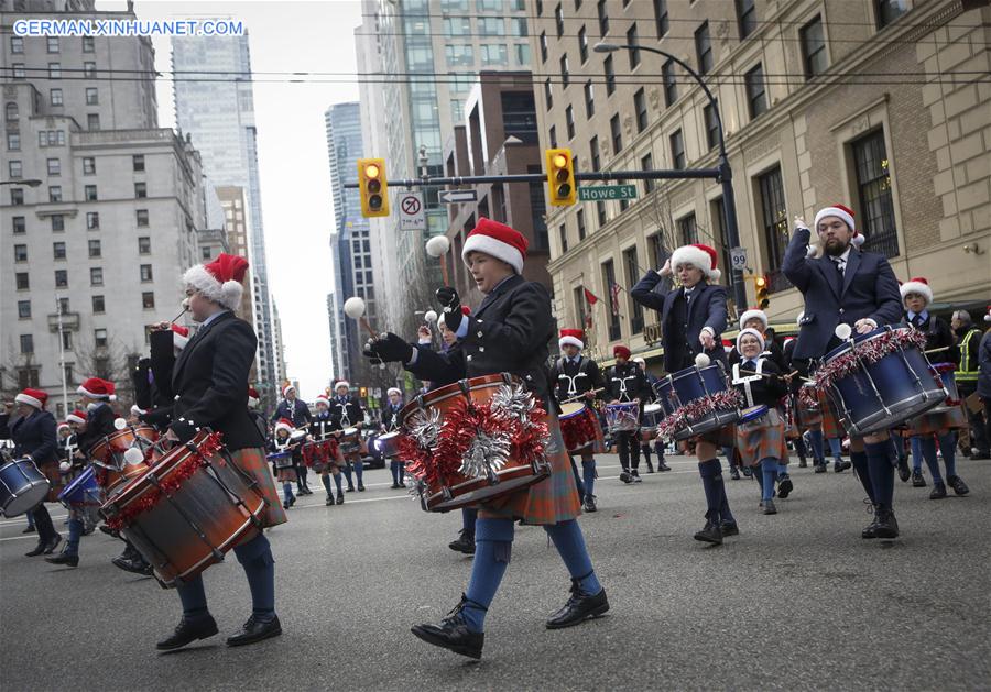 Santa Claus Parade in Vancouver veranstaltet - Xinhua | german.xinhuanet.com