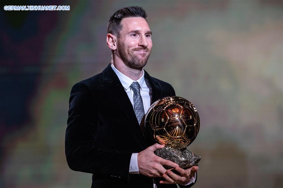 (SP)FRANCE-PARIS-SOCCER-BALLON D'OR 2019 AWARDS