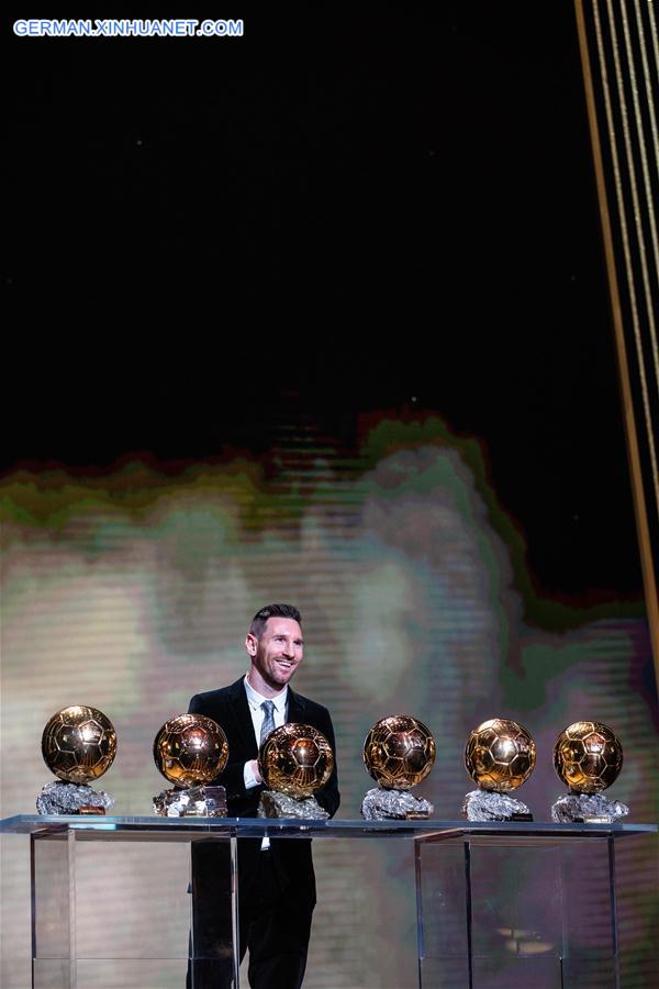 (SP)FRANCE-PARIS-SOCCER-BALLON D'OR 2019 AWARDS