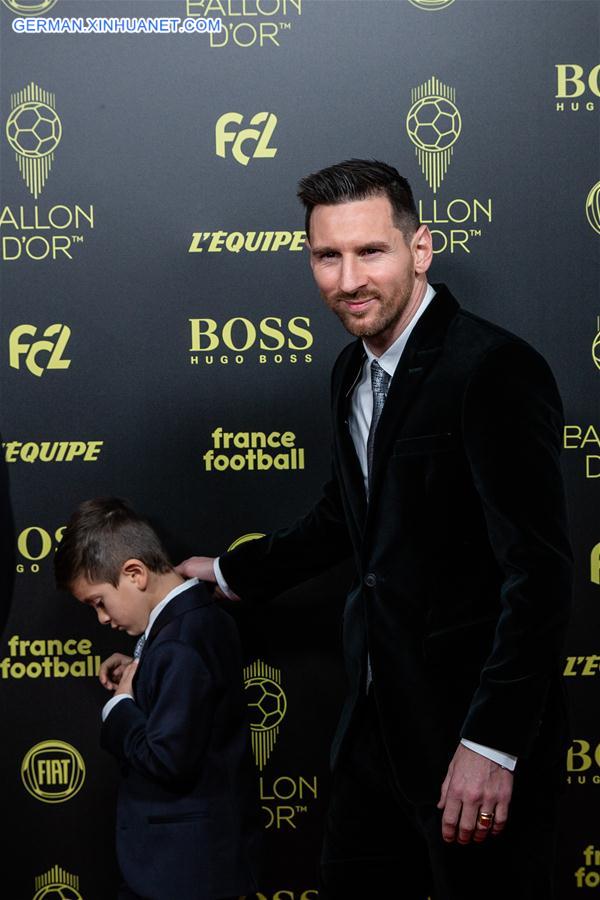 (SP)FRANCE-PARIS-SOCCER-BALLON D'OR 2019 AWARDS