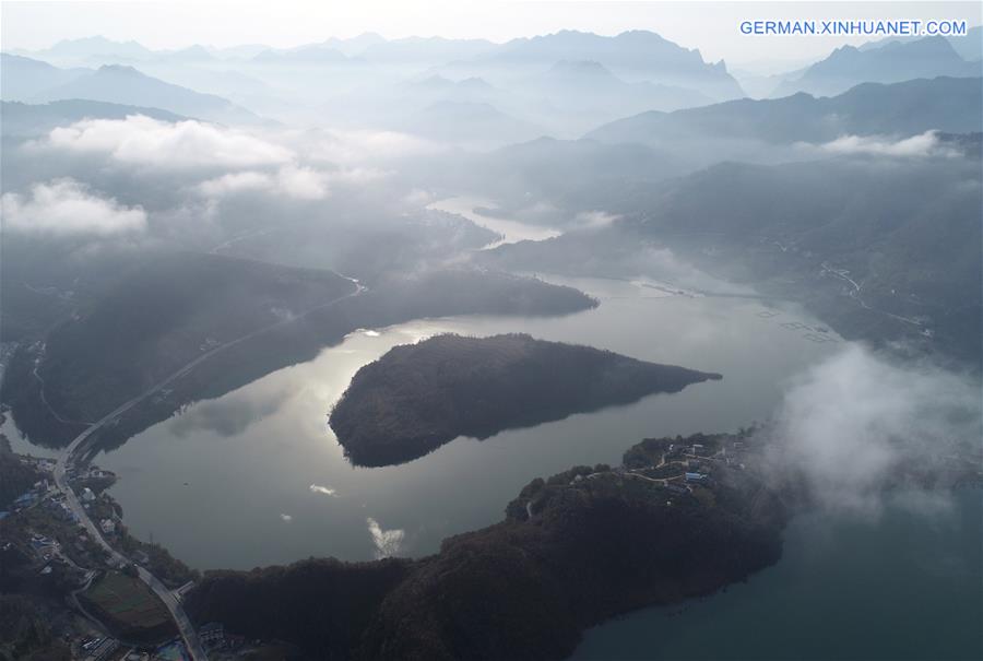 CHINA-SHAANXI-ANKANG-LAKE SCENERY (CN)