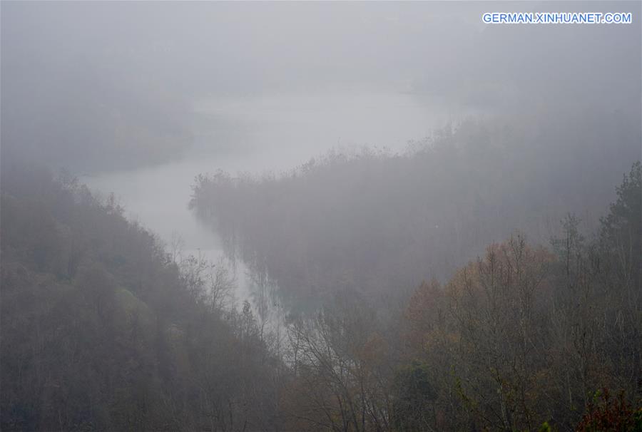 CHINA-SHAANXI-ANKANG-LAKE SCENERY (CN)