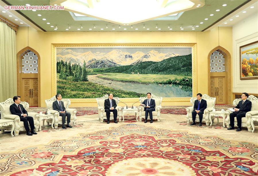 CHINA-BEIJING-HAN ZHENG-MACAO-NEW ADMINISTRATIVE TEAM-MEETING (CN)