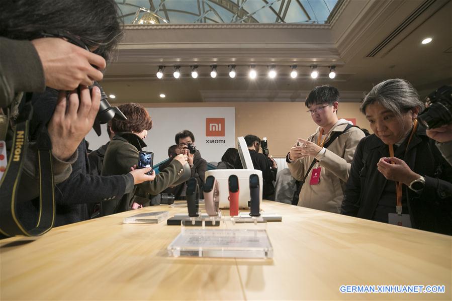 JAPAN-TOKYO-XIAOMI-SMARTPHONE-LAUNCH CEREMONY