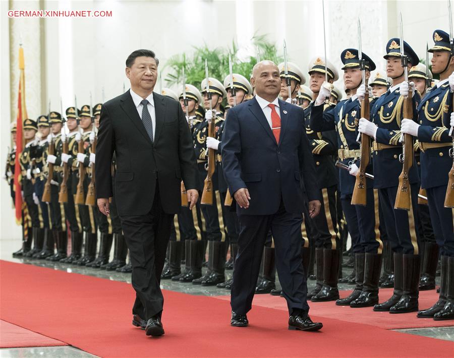 CHINA-BEIJING-XI JINPING-FEDERATED STATES OF MICRONESIA-PRESIDENT-TALKS (CN)